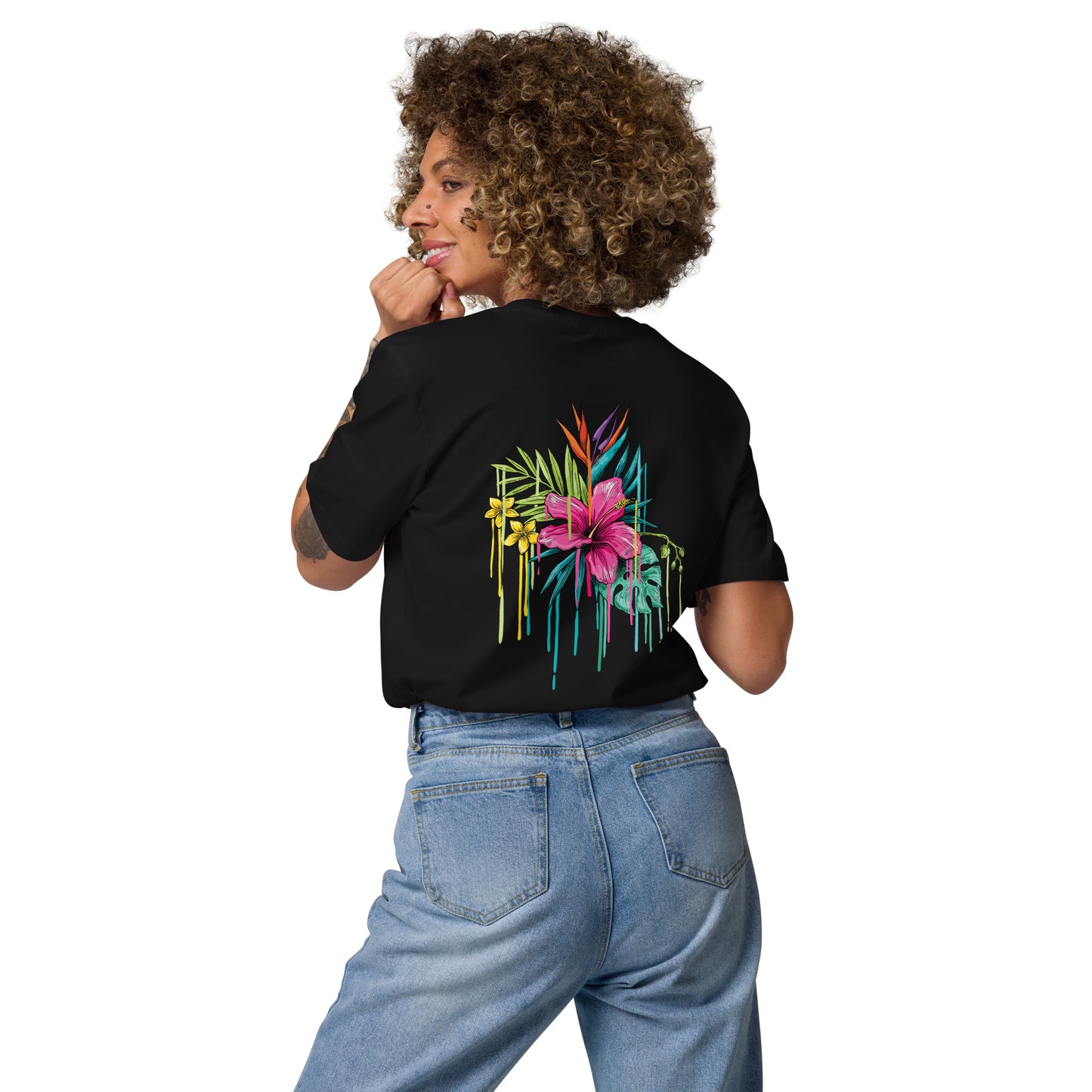 Unisex Flower Drip T-Shirt