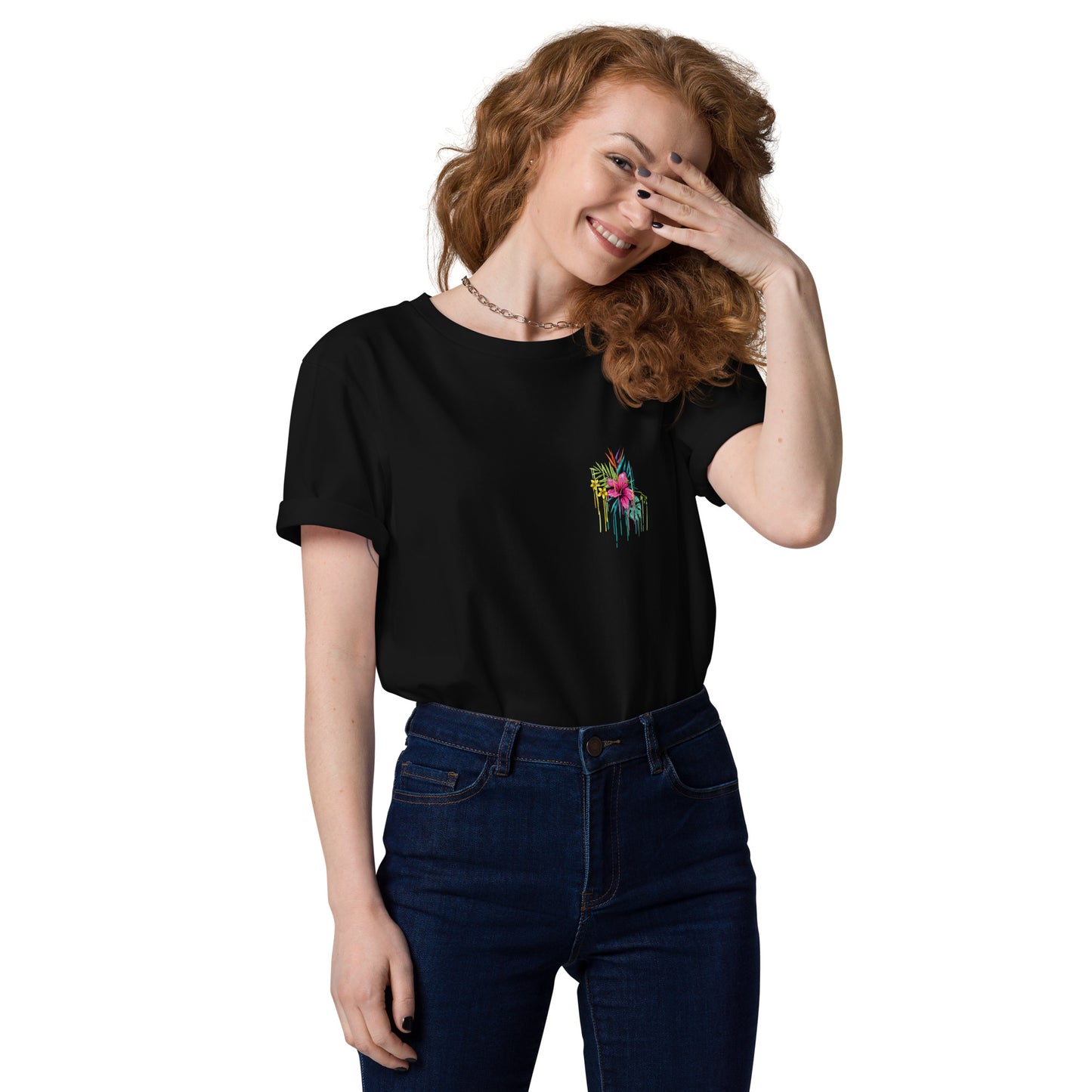 Unisex Flower Drip T-Shirt
