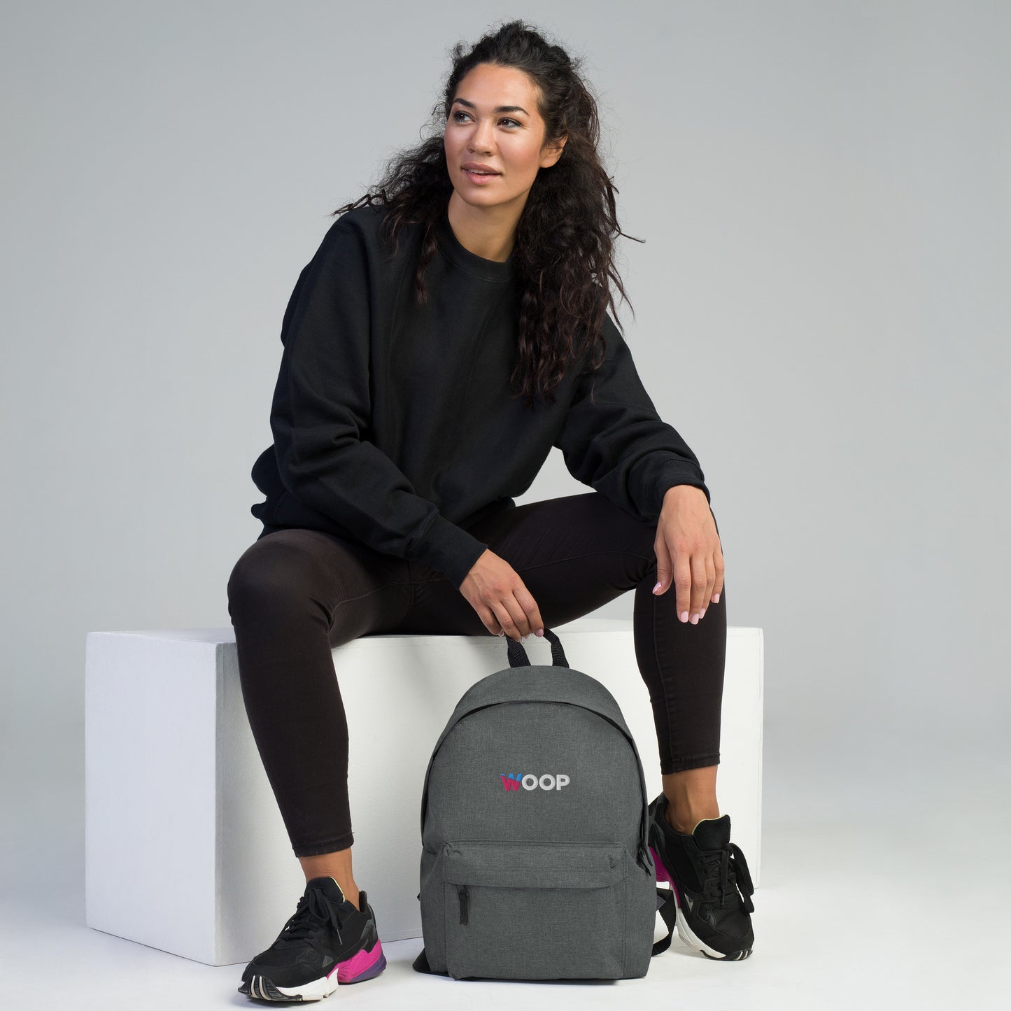 Woop Embroidered Backpack