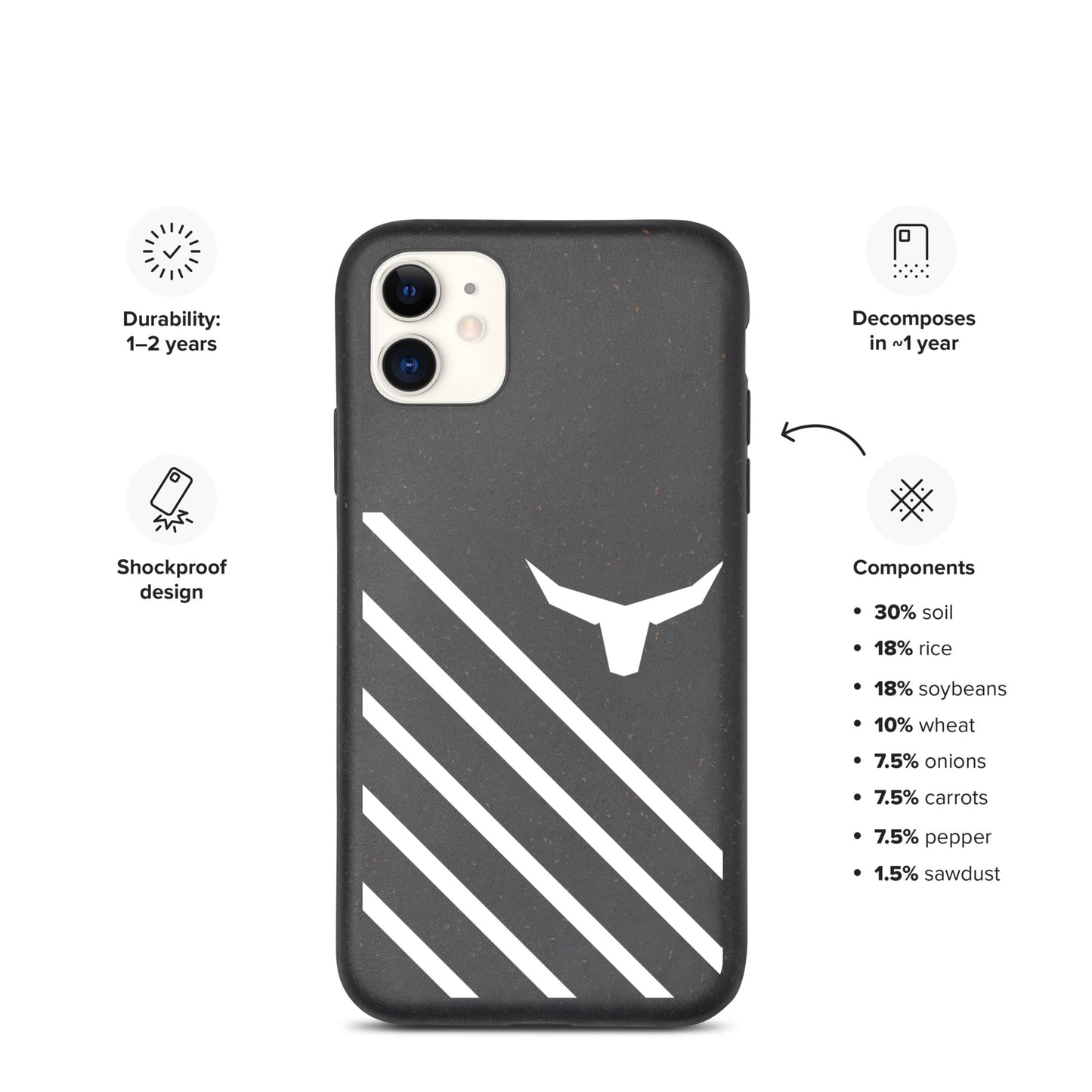 TORO BIODEGRADABLE IPHONE CASE