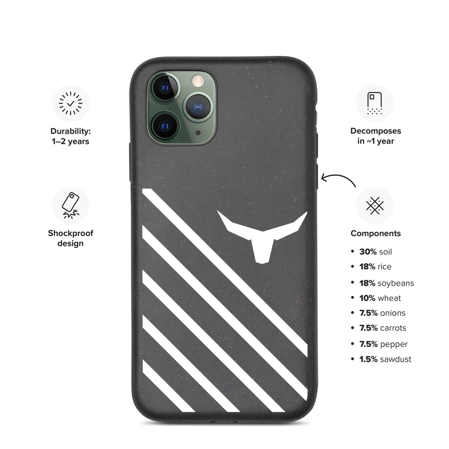 TORO BIODEGRADABLE IPHONE CASE