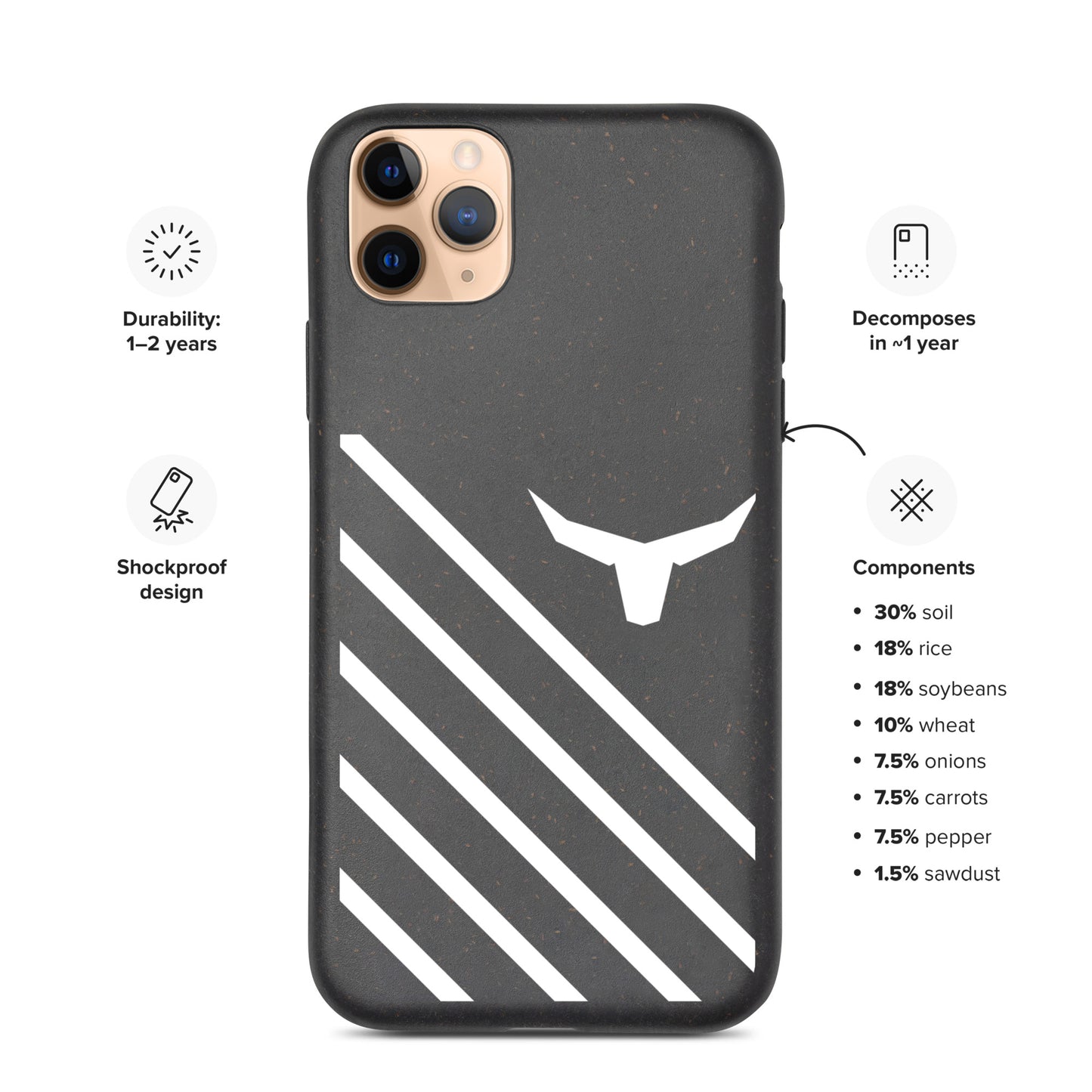 TORO BIODEGRADABLE IPHONE CASE