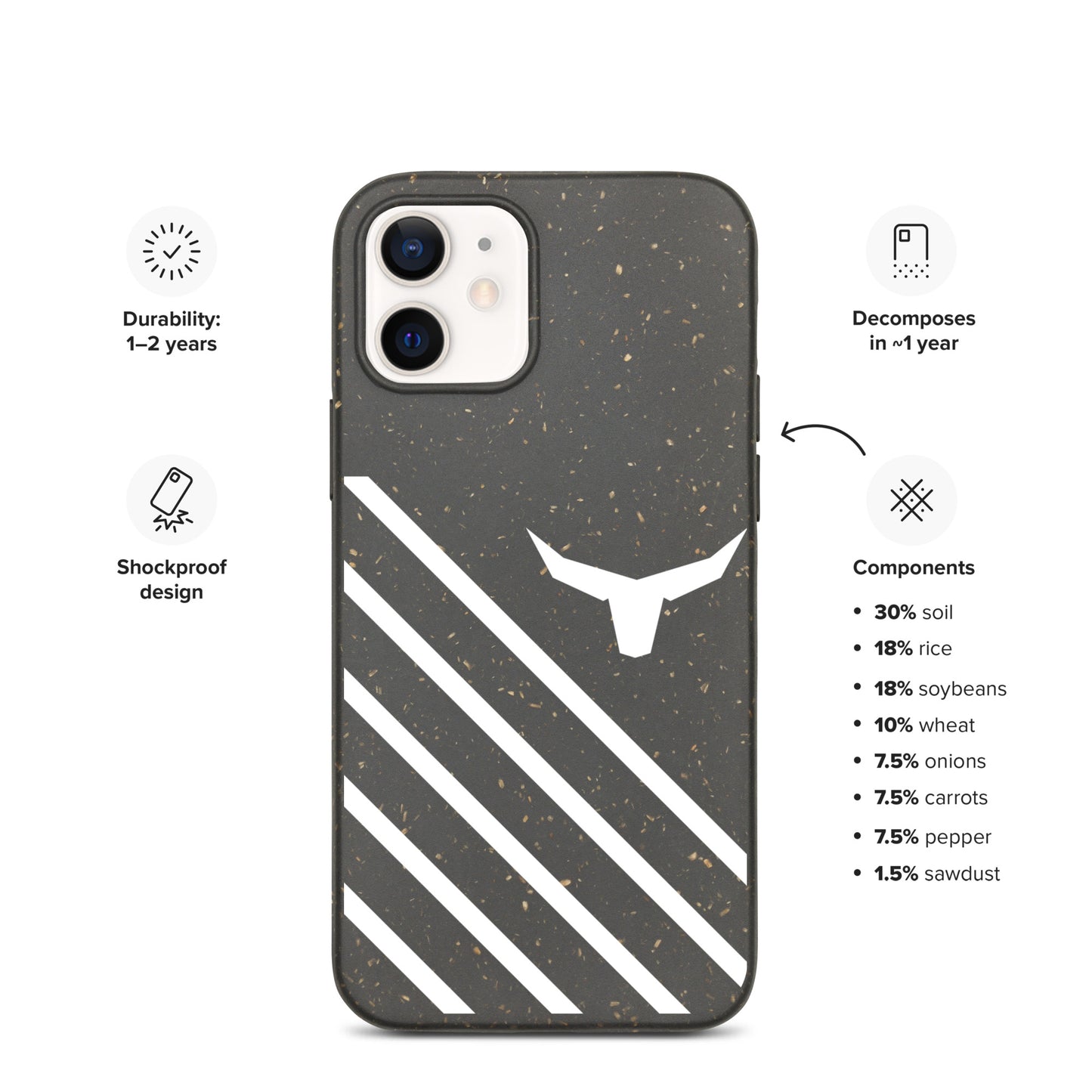 TORO BIODEGRADABLE IPHONE CASE