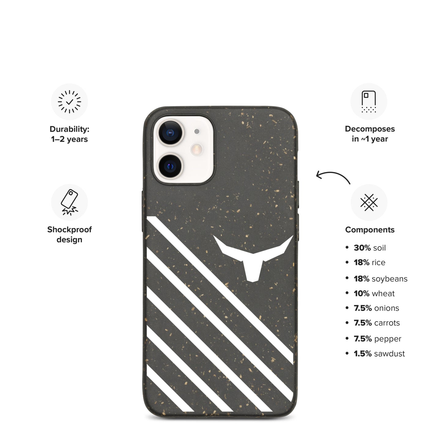 TORO BIODEGRADABLE IPHONE CASE