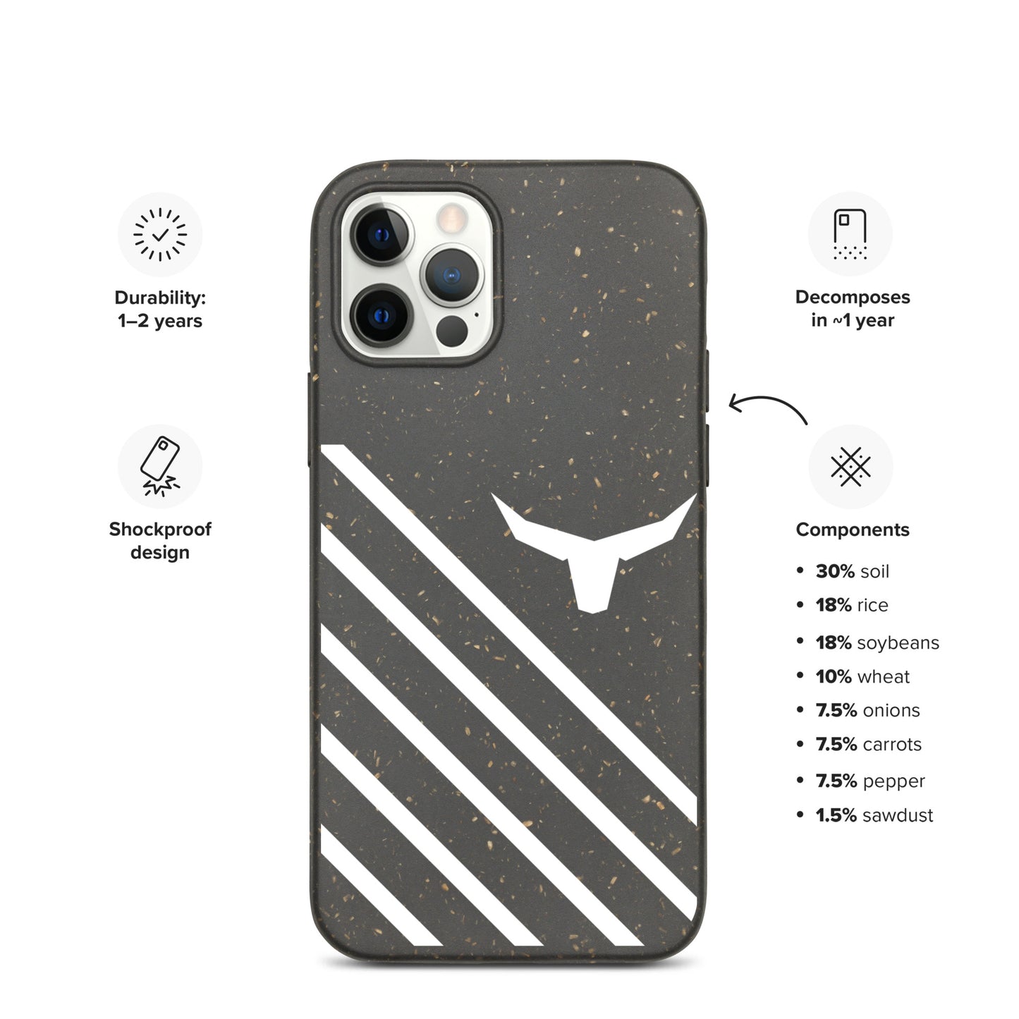 TORO BIODEGRADABLE IPHONE CASE