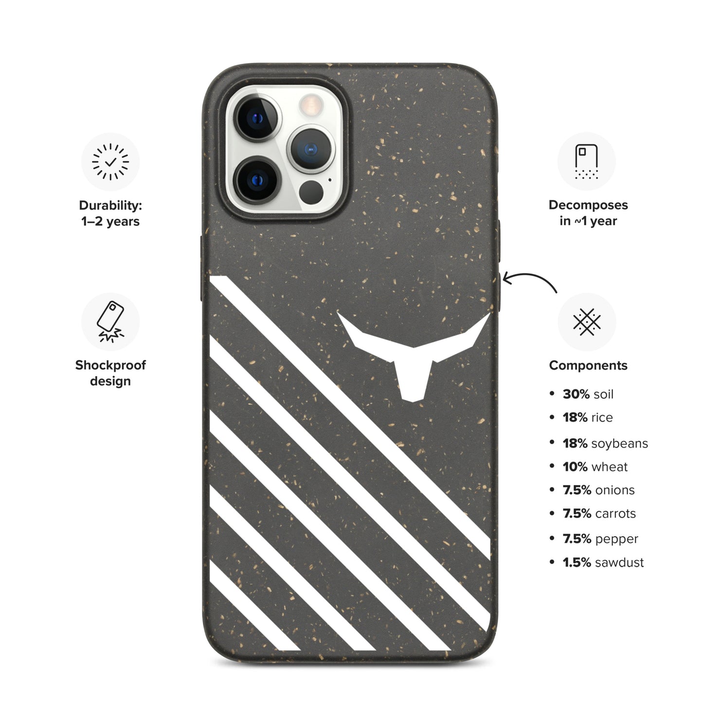 TORO BIODEGRADABLE IPHONE CASE