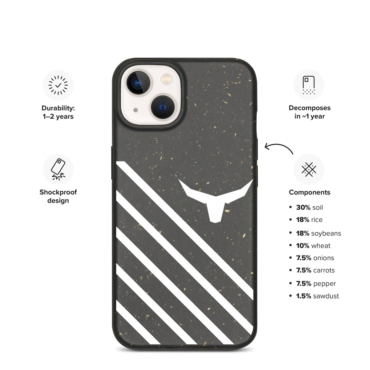 TORO BIODEGRADABLE IPHONE CASE