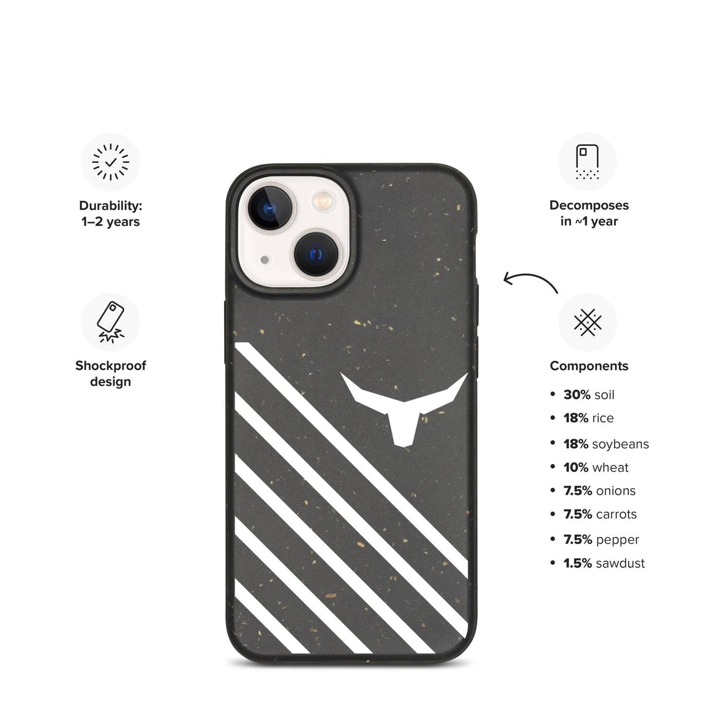 TORO BIODEGRADABLE IPHONE CASE