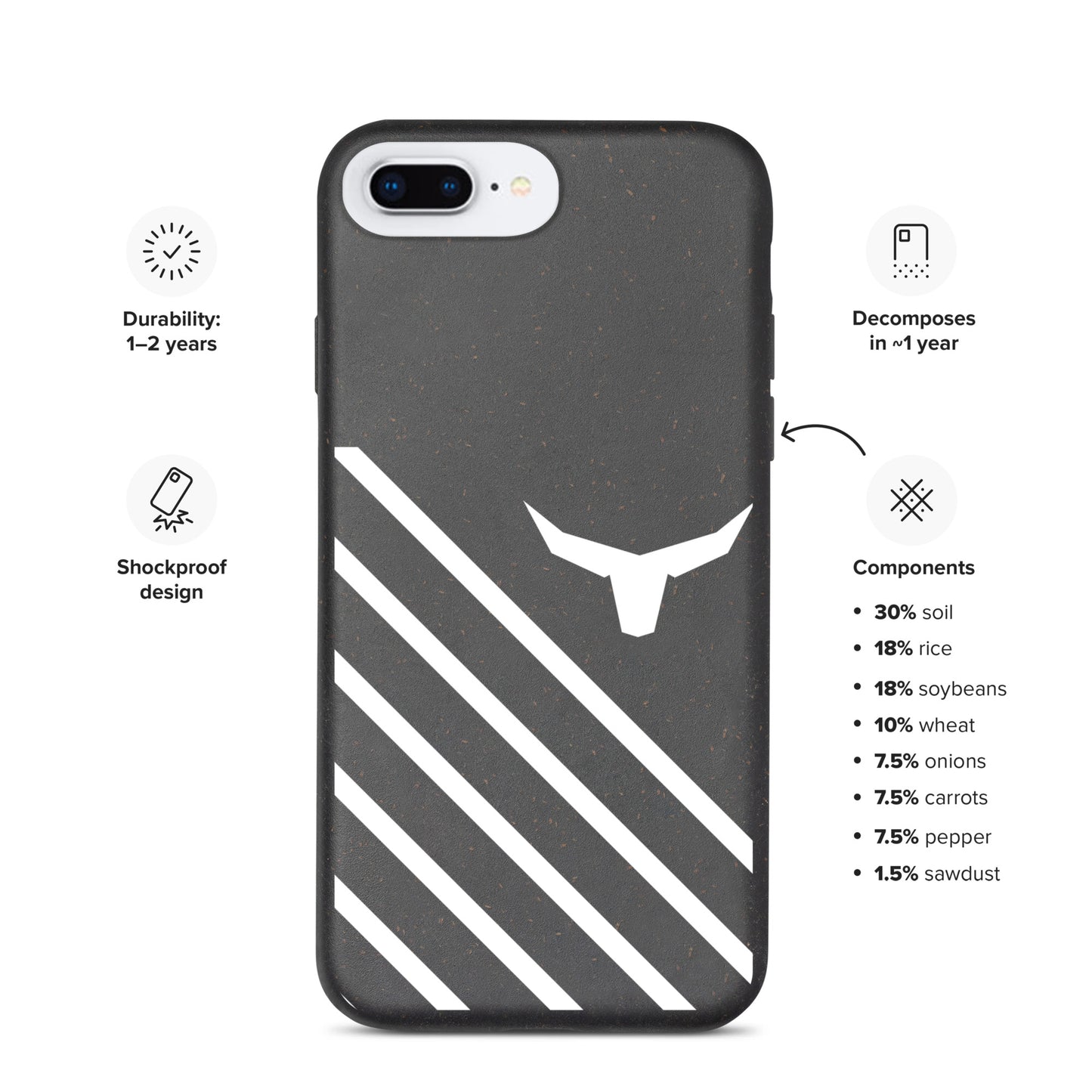 TORO BIODEGRADABLE IPHONE CASE