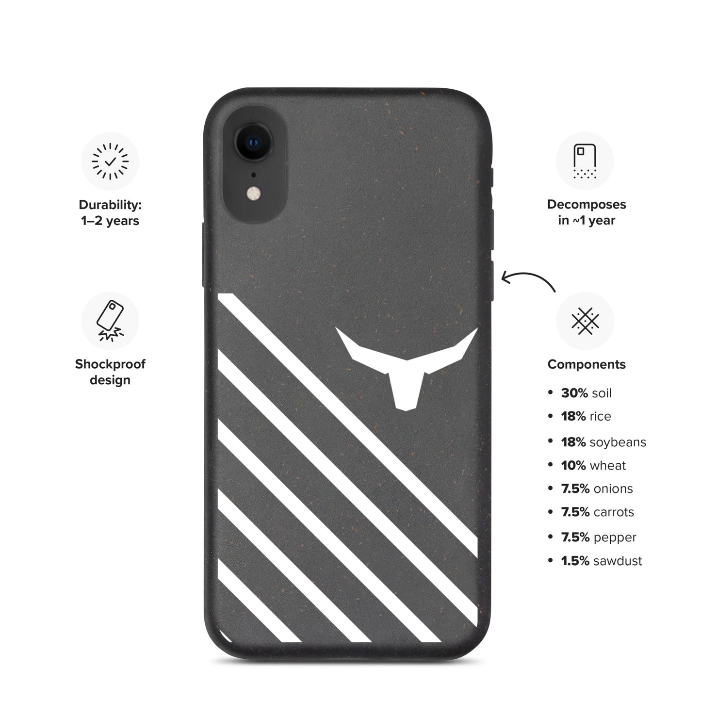 TORO BIODEGRADABLE IPHONE CASE