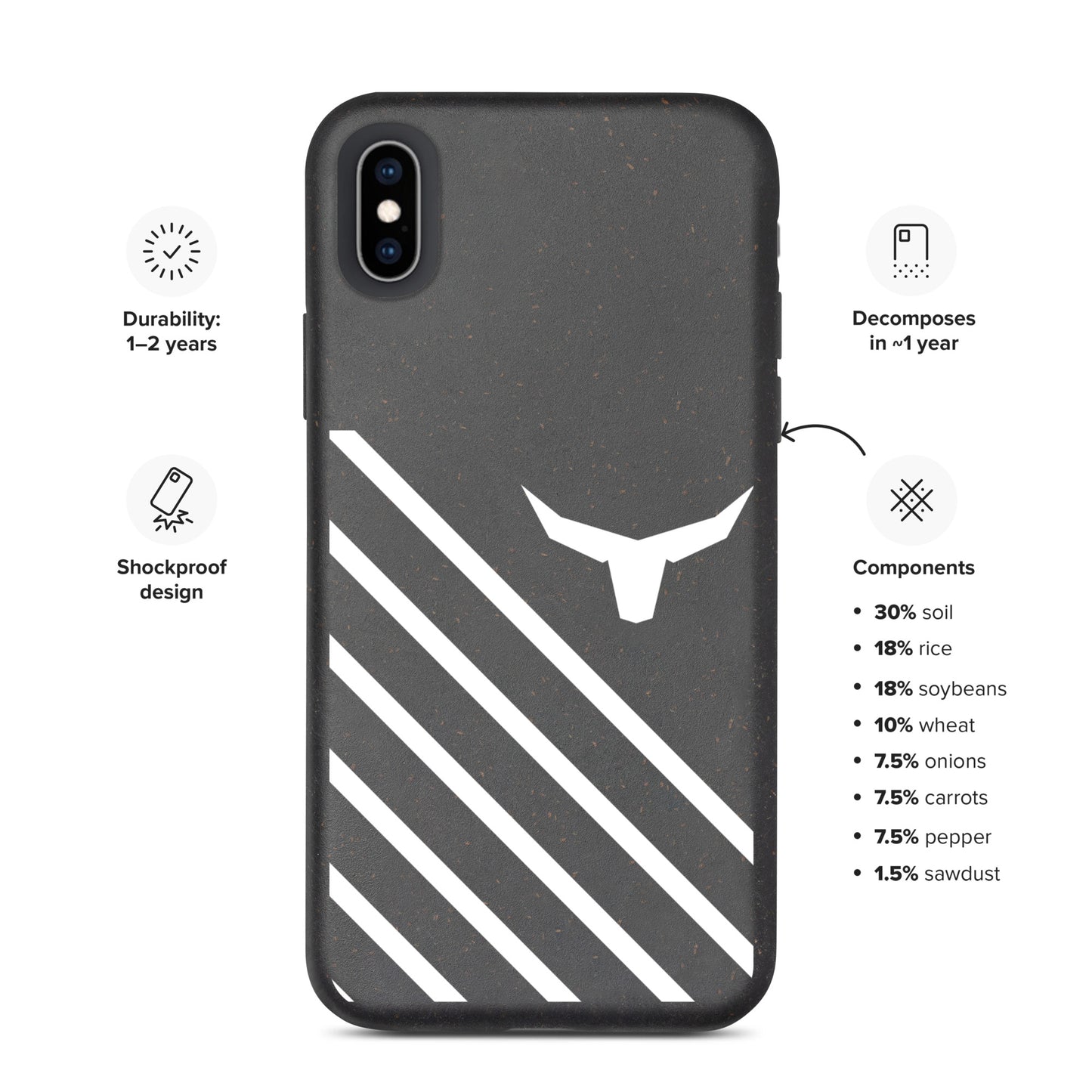 TORO BIODEGRADABLE IPHONE CASE