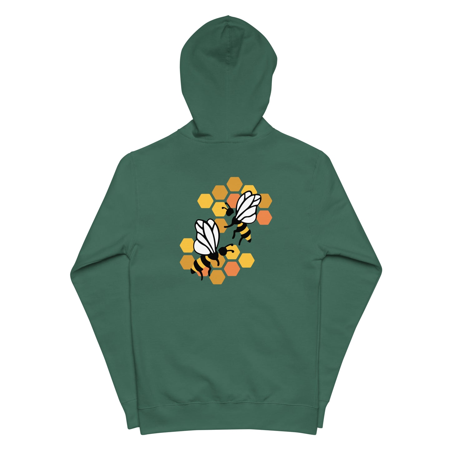 Unisex fleece zip up hoodie0