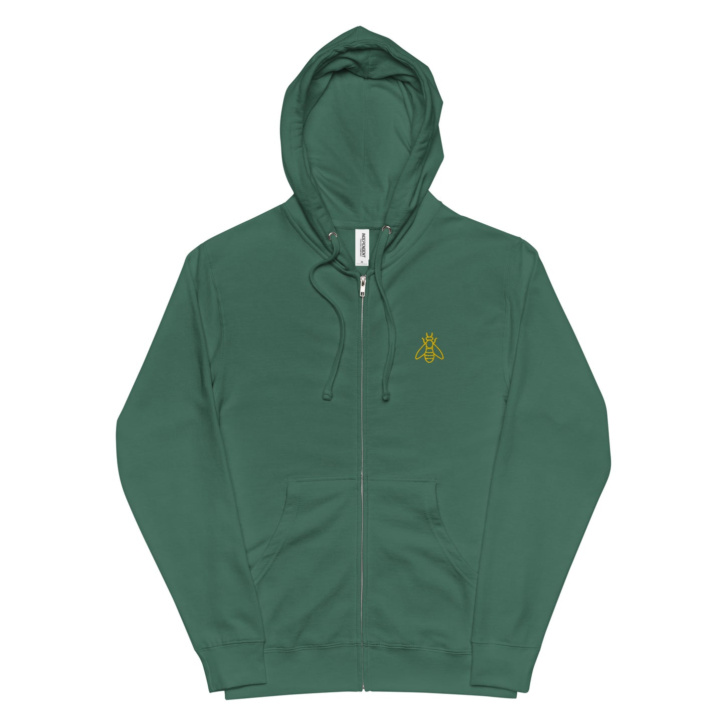 Unisex fleece zip up hoodie0