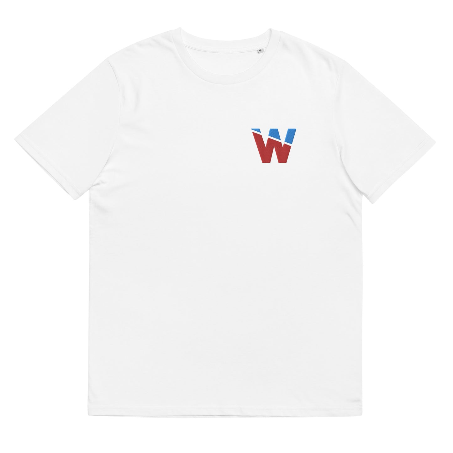 RED & BLUE EMBROIDERED T-SHIRT
