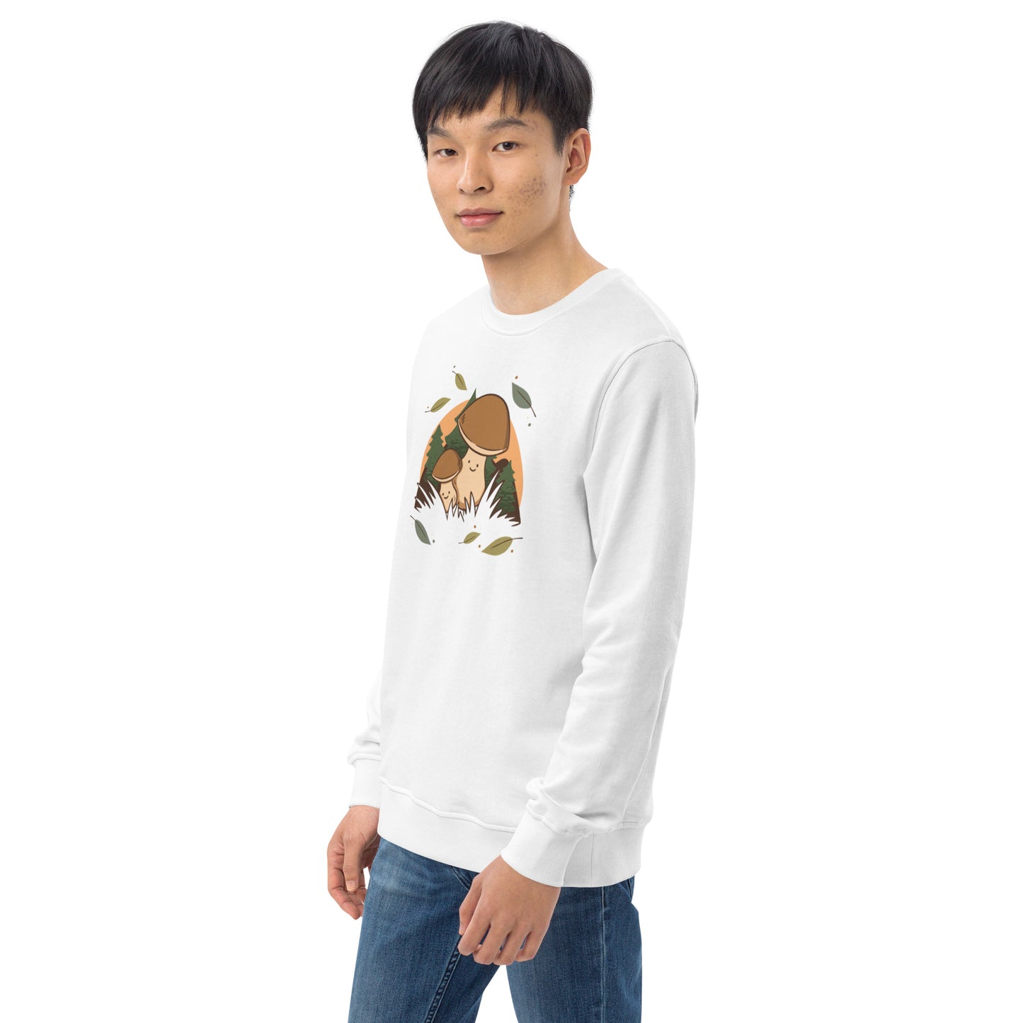 Mushroom Buddies Unisex Organic Sweatshirt