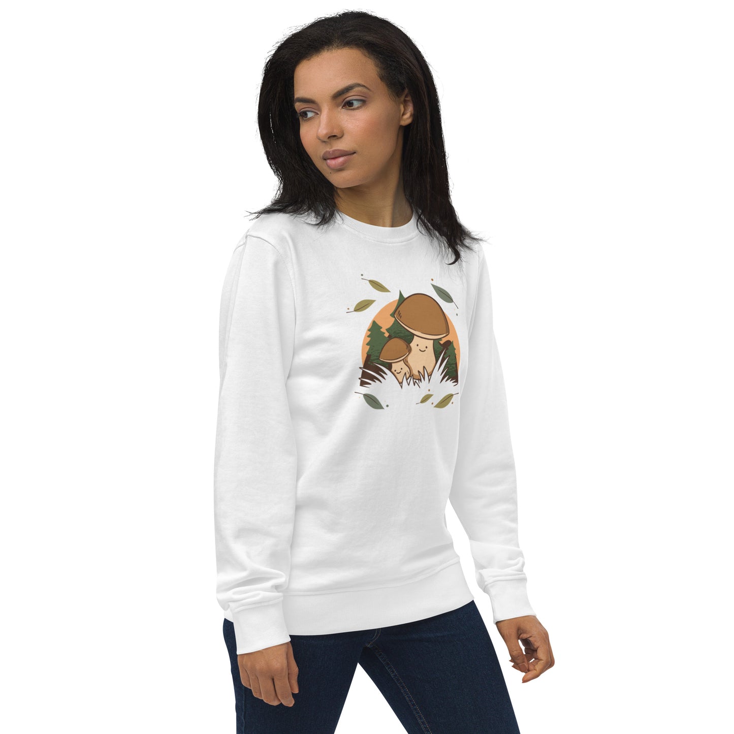 Mushroom Buddies Unisex Organic Sweatshirt