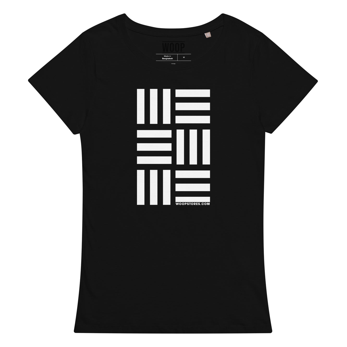WOMEN'S LINE PATTERN T-SHIRT