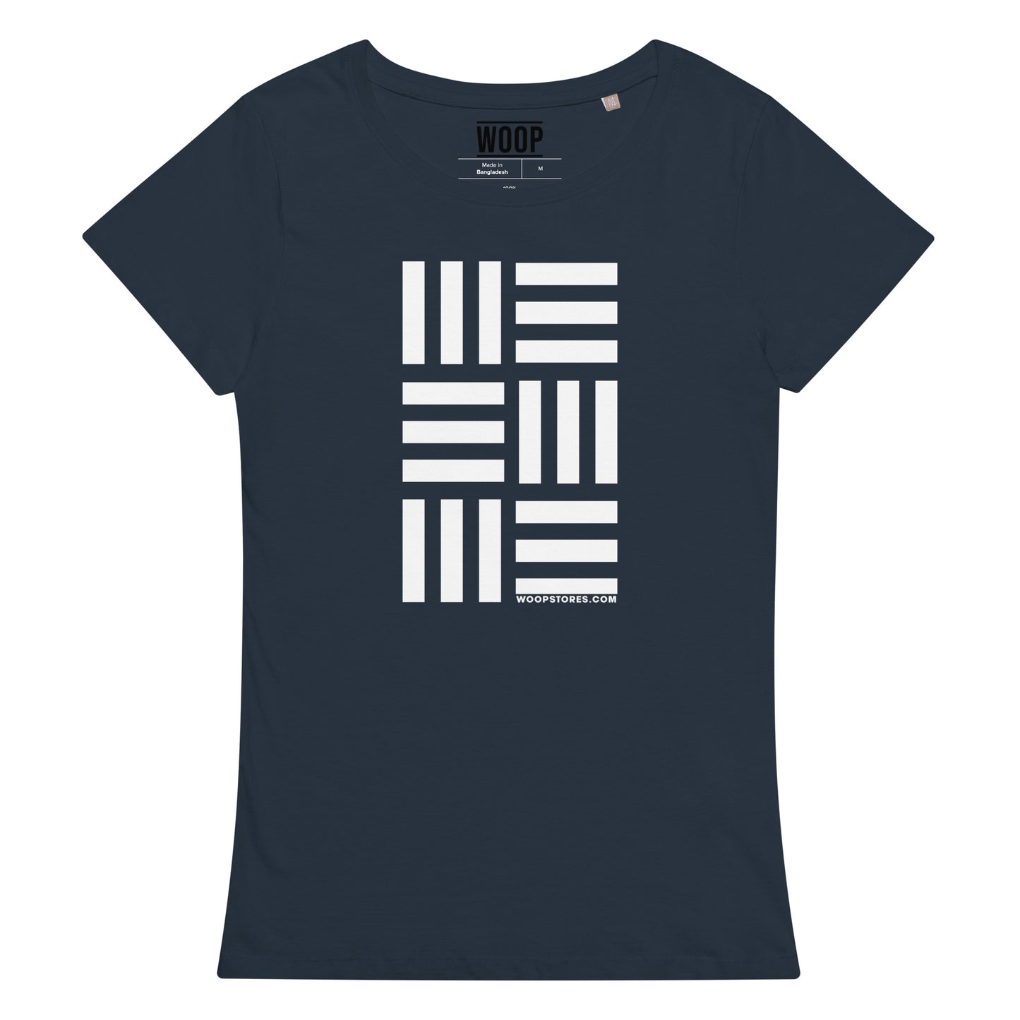 WOMEN'S LINE PATTERN T-SHIRT