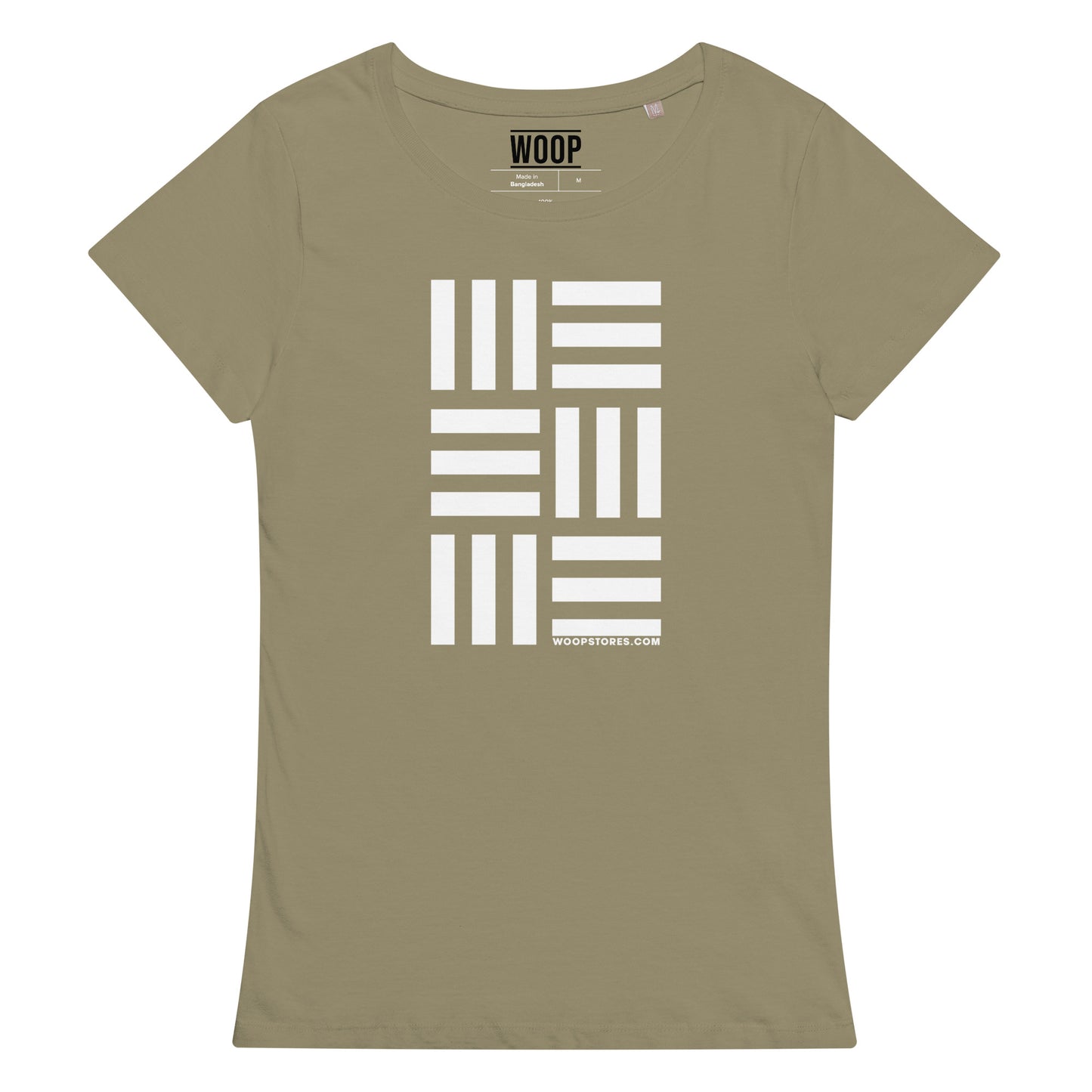 WOMEN'S LINE PATTERN T-SHIRT