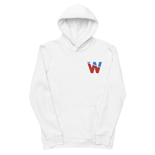 RED & BLUE EMBROIDERED HOODIE