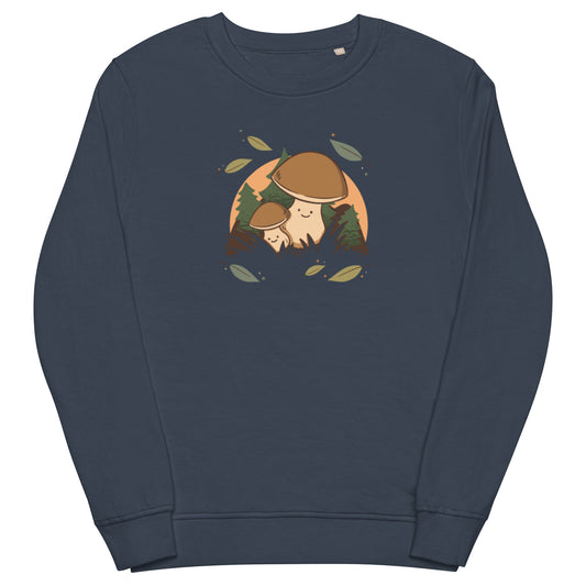 Mushroom Buddies Unisex Organic Sweatshirt